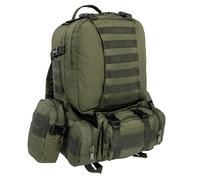 Mil-Tec Defence Pack Assembly Zaino Tattico Molle 35 L L Nero Oliva