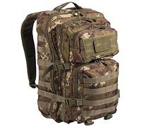 Zaino Mil Tec tattico Assalto Alpinismo Militare da Montagna Trekking Caccia MTB Molle Blu Nero Mimetico in 20 36 Litri Zainetto Uomo Donna da Viaggio Escursionismo (vegetato, 35 Litri)