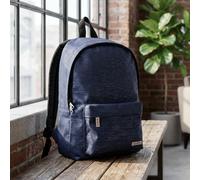 Zaino Mini Americanino Comix Lurex Tessuto glitterato blu