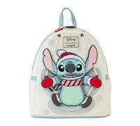 Zaino Mini Di Natale Di Disney Stitch Con Angioletto Di Neve Glitterato