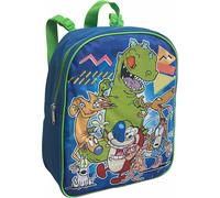 Zaino Mini Toddler Boy 12 Pollici Nickelodeon Nick Rewind (Blu-Verde)