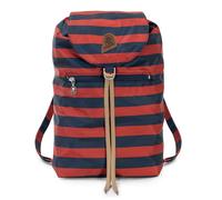 Invicta Zaino Minisac Heritage, Bicolore Blu/Rosso, Richiudibile e Tascabile, Viaggio e Tempo Libero, Zainetto Uomo Donna a Righe, Packable