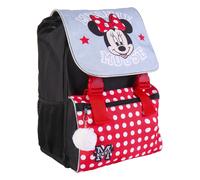 CERDÁ LIFE'S LITTLE MOMENTS Mochila Escolar de Minnie Mouse para Niña en Primaria Extensible, Espalda Ergonómica y Asas Ajustables Acolchadas, Material Unisex niños, Multicolor, Talla única