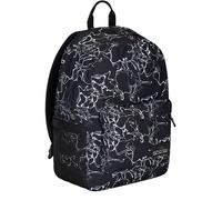 Seven Zaino Monoscomparto IschoolPack, Nero, Con Pawer Banck integrato e Usb Plug, Tasca Porta Borraccia, Zaino Scuola e Viaggio, Bambini e Ragazzi.