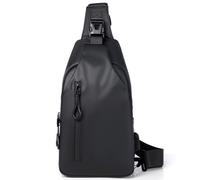 Zaino Monospalla Borsa Da Petto Borsello Moto Marsupio Per Uomo con Porta USB