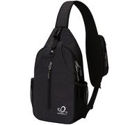 Zaino Monospalla, Borsa Sportiva, Impermeabile, Light, Uomo Donna