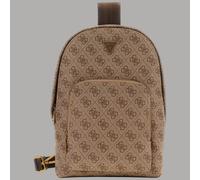 GUESS borsa a tracolla Milano Sling Bag Beige/Brown marrone chiaro