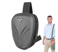 Zaino Monospalla Impermeabile - Borsa a Spalla Casual 3,5L con Guscio Rigido | Borsa Messenger da Moto, Guscio Composito in EVA, Borsas a Petto a Tracolla Capiente per Viaggi, Escursionismo, Ciclismo