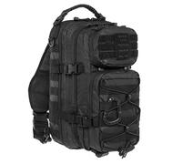 Mil-Tec Assault Pack Tactical, sacco a fionda grande male Nero