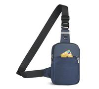 Zaino Monospalla Sling Bag - Tasca di Blocco FRID | Lmpermeabile Borsa a Spalla Borsello Tracolla Marsupio Uomo Donna, Leggero Borsa Piccola Tracolla Cellulare per corsa, escursioni, ciclismo