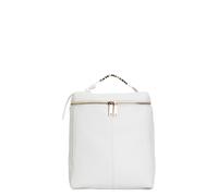 ZAINO MORBIDO, IN MATERIALE CON GRANA,MANICO CON APPLICAZIONE DI LETTERING