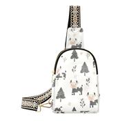 Zaino multiuso a tracolla per il corpo delle mucche del fumetto sveglio alla moda per le donne per il viaggio, carino, cartone animato, muc