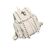 Zaino Multiuso Con Dettaglio Del Rivetto La Borsa Della Scuola In Pelle PU Daypack College Alla Per Uso Quotidiano E Zaino Per Donne Delle Scuole