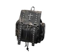 Zaino Multiuso Con Dettaglio Del Rivetto La Borsa Della Scuola In Pelle PU Daypack College Alla Per Uso Quotidiano E Zaino Per Donne Delle Scuole