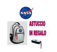 ZAINO NASA SCUOLA 2021 SUPERIORE MEDIA OVALE AMERICANO MULTI TASCHE ORIGINALE