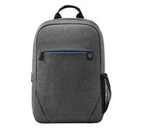 HP Prelude, Zaino per Laptop fino da 15,6", con Cinghie Imbottite Antiscivolo e Cerniera Colorata, 1 Scomparto Principale e 6 Tasche Interne ed Esterne, Realizzato con Materiale Riciclato, Grigio