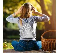 Zaino Nylon Leggero Con Coulisse Borse Piccola Borsa Da Palestra