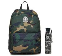 ZAINO OLLIE INVICTA FANTASY GRS + Invicta Borraccia, Nero, Borraccia Termica in Acciaio Inox Interno Esterno, Mantenimento Temperatura fino a 24h, Borraccia Scuola Bambini - Bottle