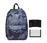 ZAINO OLLIE INVICTA FANTASY GRS + Invicta Portafoglio A Strappo, Grigio, Portafo