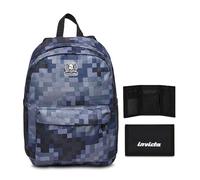 ZAINO OLLIE INVICTA FANTASY GRS + Invicta Portafoglio A Strappo, Nero, Portafogl