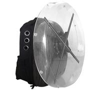 Zaino Olografico 3d Naked Eye Pubblicità 3D Hologram Led Fan