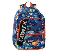 Comix Ultra Bright - Zaino Scuola Pannello Scrittura Led Personalizzabile, 3 Ampi Scomparti, Tasca Frontale, Schienale e Fondo Termoformati, Spallacci Imbottiti e Regolabili, 32x43Hx23 cm, 31 L