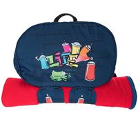 Walser Zaino Organizzatore, Car Organiser Graffiti, Zaino per Sedile Auto, Protezione Schienale Auto, Protezione Schienale Auto, Blu