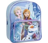 Zaino originale Disney Frozen Elsa, Anna e Olaf con design e personaggi invernali | Zaino Frozen grande per scuola materna, elementare e bambine, leggero e resistente