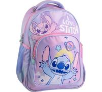 Zaino originale Disney Stitch per bambini con design rosa e viola | Zaino scolastico Stitch grande per bambini e bambine della scuola materna e elementare, resistente e leggero