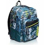 Zaino Outsize SEVEN - URBAN ROCK, Blu Jeans, Doppio Scomparto 33lt