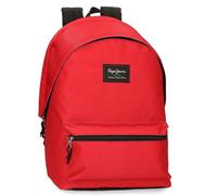 Zaino Pepe Jeans Unisex Bambino Tinta Unita Rosso