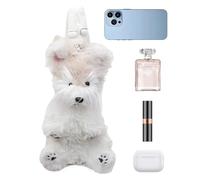 Zaino per animali domestici, borsa morbida e carina per cani | a mano elegante cucciolo per ragazze - regalo per viaggi pic-nic, per tutti i giorni, marrone, Se référer au descriptif, riferimento