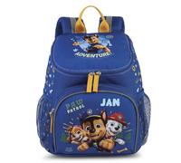 Zaino per asilo Paw Patrol Ragazzi, personalizzato con nome, zaino Toploader con tasca anteriore, 8 l, Blu