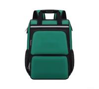 Zaino per attrezzi, borsa per elettricista, porta attrezzi, design a doppia | Materiale spesso, scomparti multipli, cinghie imbottite per il massimo comfort, sicuro per chiusure a zip