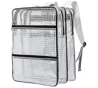 Zaino per attrezzi in PVC antistatico resistente da 45,7 cm, design industriale, con cinghie imbottite per elettricisti, tecnici professionali, borsa per attrezzi