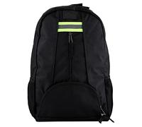 Zaino per attrezzi in tessuto di stoffa Oxford Borsa resistente all'usura per elettricista idraulico riparatore (Nera)