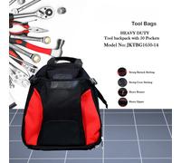 Zaino per attrezzi resistente 50 tasche borsa per attrezzi elettricista...