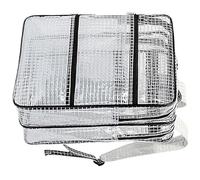 Zaino per attrezzi trasparente antistatico resistente da 45,7 cm, materiali in PVC di resistenza industriale, design ergonomico per professionisti Zaino anteriore trasparente per tecnici