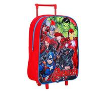 Zaino per bagaglio a mano pieghevole standard per bambini, per scuola, viaggi, vacanze, Avengers, Taglia unica