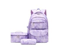 Zaino per bambina della scuola primaria 2022, 3 pezzi, con astuccio e borsa termica, zaino per bambini