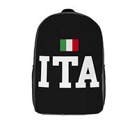Zaino Per Bambini Bandiera Italiano Italia Italia Zaini Impermeabile Zaino Per Ragazze Stampa 3D Zaino Da Viaggio Per Scuola, Idea Regalo, Studenti, 43X32X14Cm