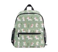 Zaino per bambini carino ragazzi ragazzi impermeabile borsa per pannolini zaino con cinturino toracico Cartoon carino unicorni