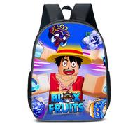 Zaino per bambini con frutta carina, borsa a tracolla stampata per gioco dei cartoni animati della scuola elementare per la scuola e l'uso all'aperto,Style 4
