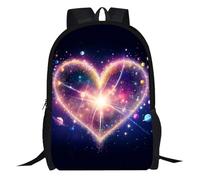 Zaino per bambini da 17 pollici di grande capacità per la scuola elementare, simpatico cartone animato, con più tasche, leggero e resistente, per ragazzi e ragazze (Black3, C)