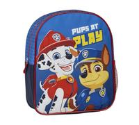 Zaino per bambini della scuola della Paw Patrol - colore blu - 25 x 20 x 29 cm - realizzato in poliestere - con chiusura a cerniera - stampa Chase e Marshall - prodotto originale disegnato in Spagna,