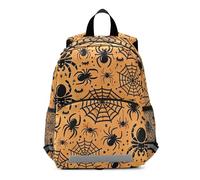Zaino per bambini e bambine, con ragnatele di ragnatele nere, mini zaini per la scuola e da viaggio, 3-6 anni