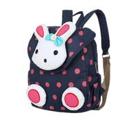 Zaino per bambini JJDFW stile coniglietto multicolore carino Borsa per la scuola per bambini Borsa di Pasqua alla moda per bambine dell'asilo Mochila