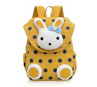 Zaino per bambini JJDFW stile coniglietto multicolore carino Borsa per la scuola per bambini Borsa di Pasqua alla moda per bambine dell'asilo Mochila