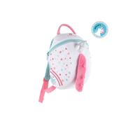 LittleLife Toddler Backpack with Safety Rein, Zaino Unicorno con Rinforzo di Sicurezza Unisex-Bambini, Bianco, Taglia Unica