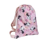 Zaino per bambini Minnie Mouse - Rosa - Chiusura con coulisse - 27 x 33 cm - Ideale per la scuola materna - Prodotto originale disegnato in Spagna